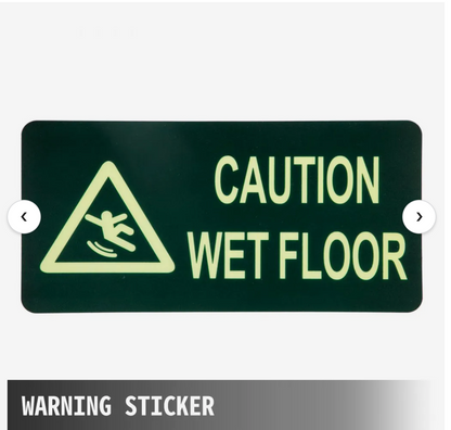BestEquip 6 Pack Caution Wet Floor Signs 25\" Double Sided Caution Sign