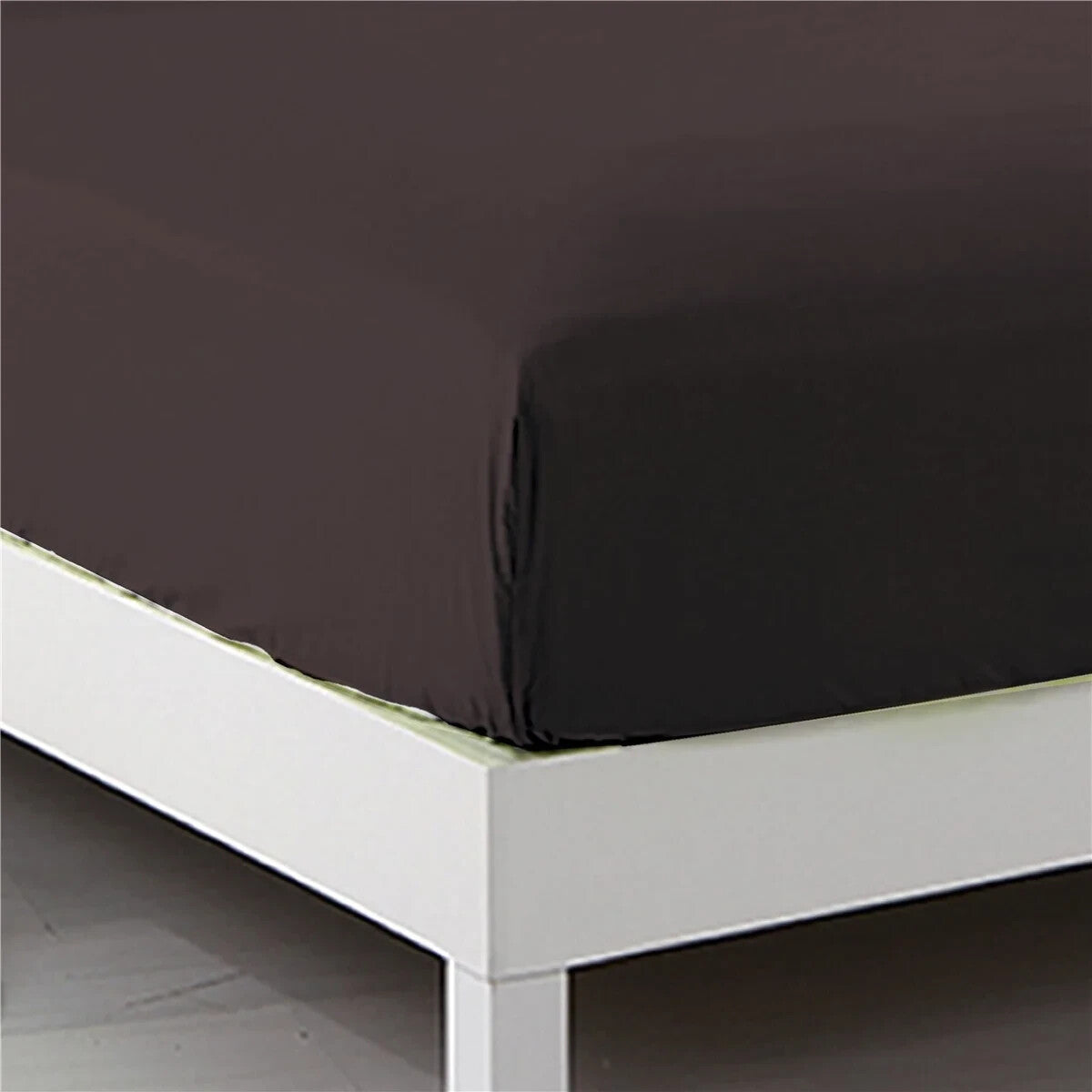 Queen Size Bedding Sheets & Pillowcase 4-Piece Set, Brown