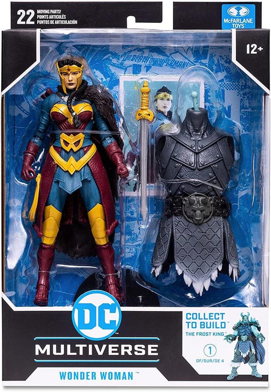 McFarlane Endless Winter Wonder Woman * BAF Frost King 7-Inch Figure Fac Sealed