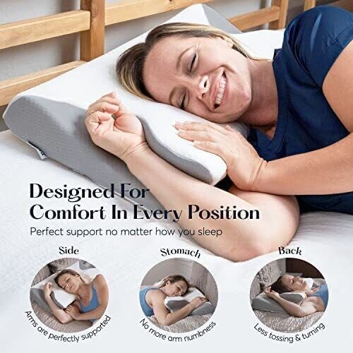 SUTERA - Contour Memory Foam Pillow for Sleeping Orthopedic Cervical Support