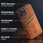 Leather Portfolio Case for iPhone 11 | Premium Sienna Brown Leather