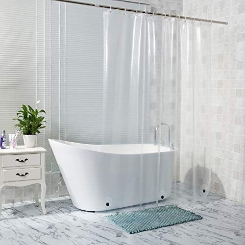 Shower Curtain Liner 72 Inch, Clear.