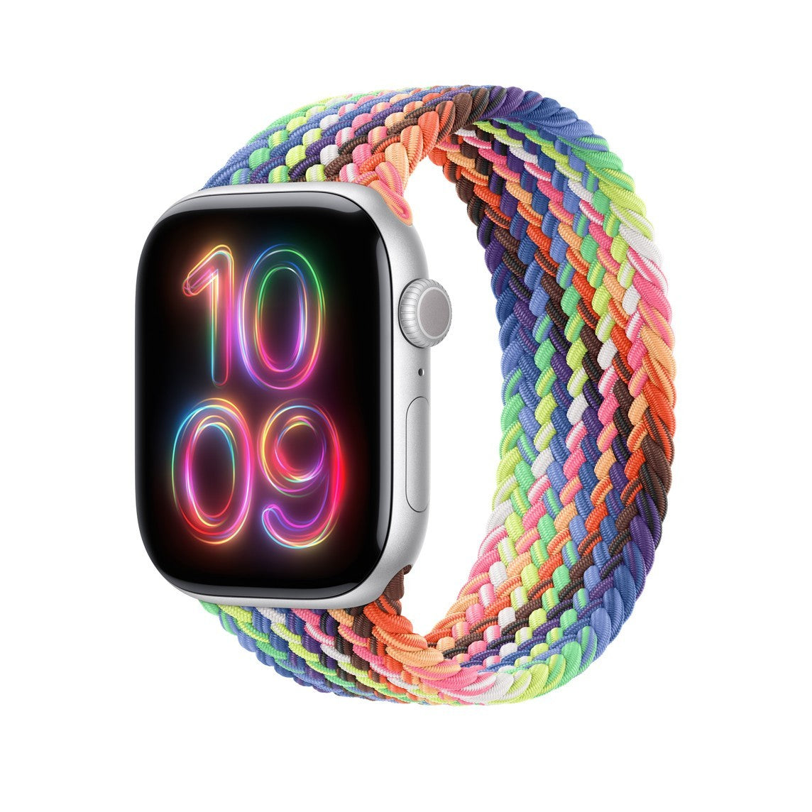 10-Pack  XS   Rainbow  Loop Watch Bands 0.8 x 5.8 Inch , Fits 42mm/44mm/45mm