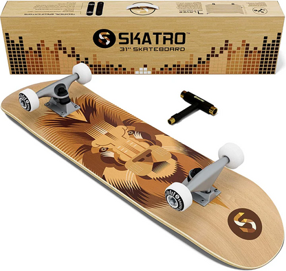 Lion-Wood Outdoor Skateboard Longboards