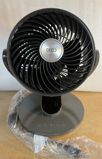Open‑Box 11″ Table Fan with Remote Control, 4-Speed Air Circulator – Fast Ship
