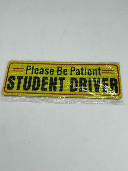 3 Pcs Student Driver Magnet Car Signs Please Be Patient Car Bumper Sticker Decal