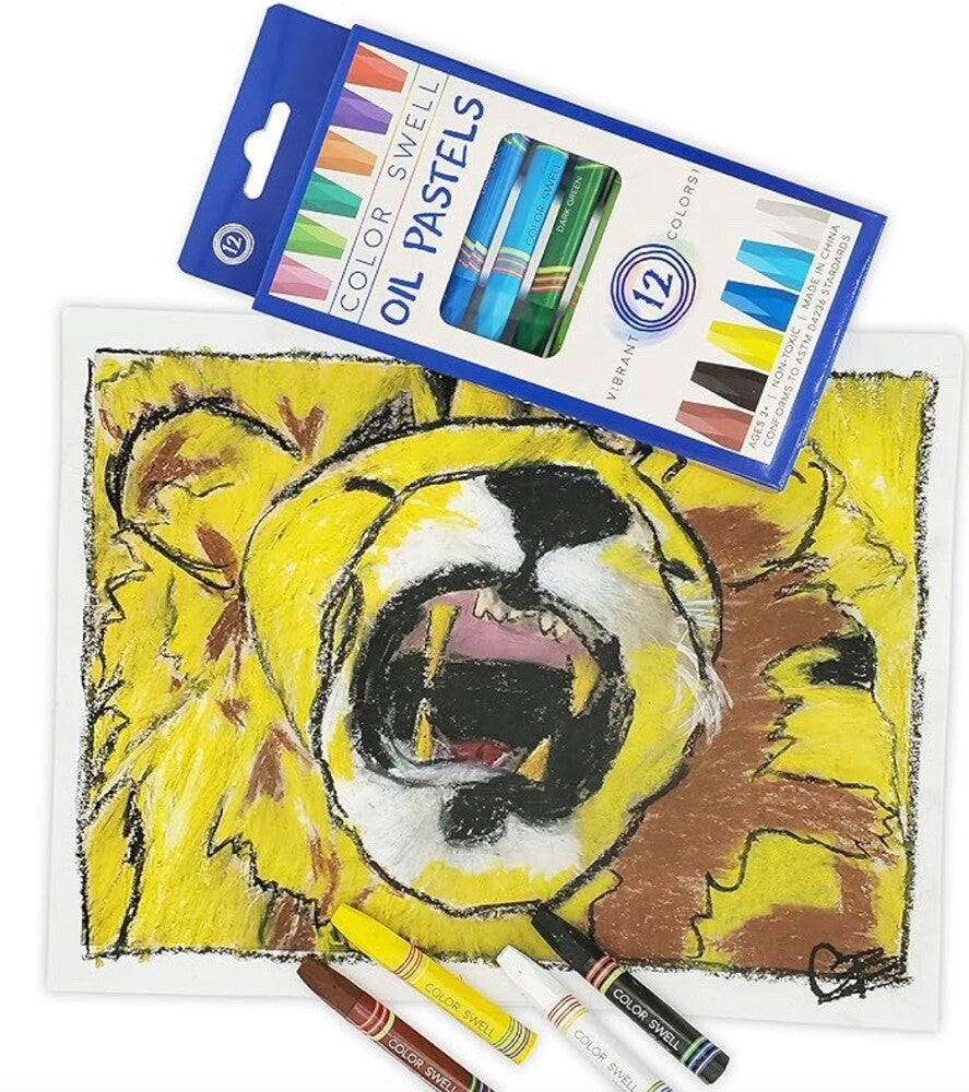 8 Pkgs  Color Swell Bulk Oil Pastels  12 Count Colors Each Pkg