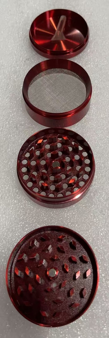 2 Inch 4 Piece Metal Herb Spice Tobacco Grinder 50mm Grinder Crusher – Color Sen