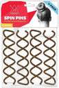 Hawwwy Spiral Bobby Pins 4 Pack Spin Pins, Easy & Fast Bun Maker Twist Hair Pins