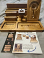 Wooden Multi-Device Charging Dock Station with Organizer for Phone & Accessories