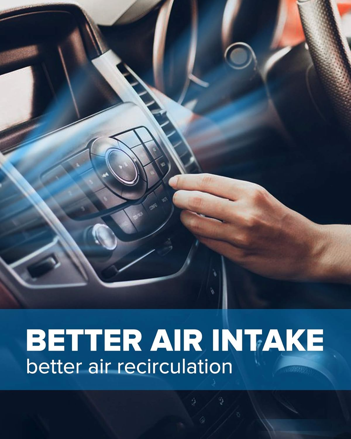Cabin Air Filter – Compatible with PT2ACF03410U1, L9.8” x W7” x H1.4”,