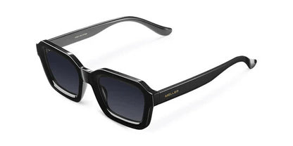 Women’s Black Square Sunglasses – Glass Polarized Lenses – New – Free Shipping