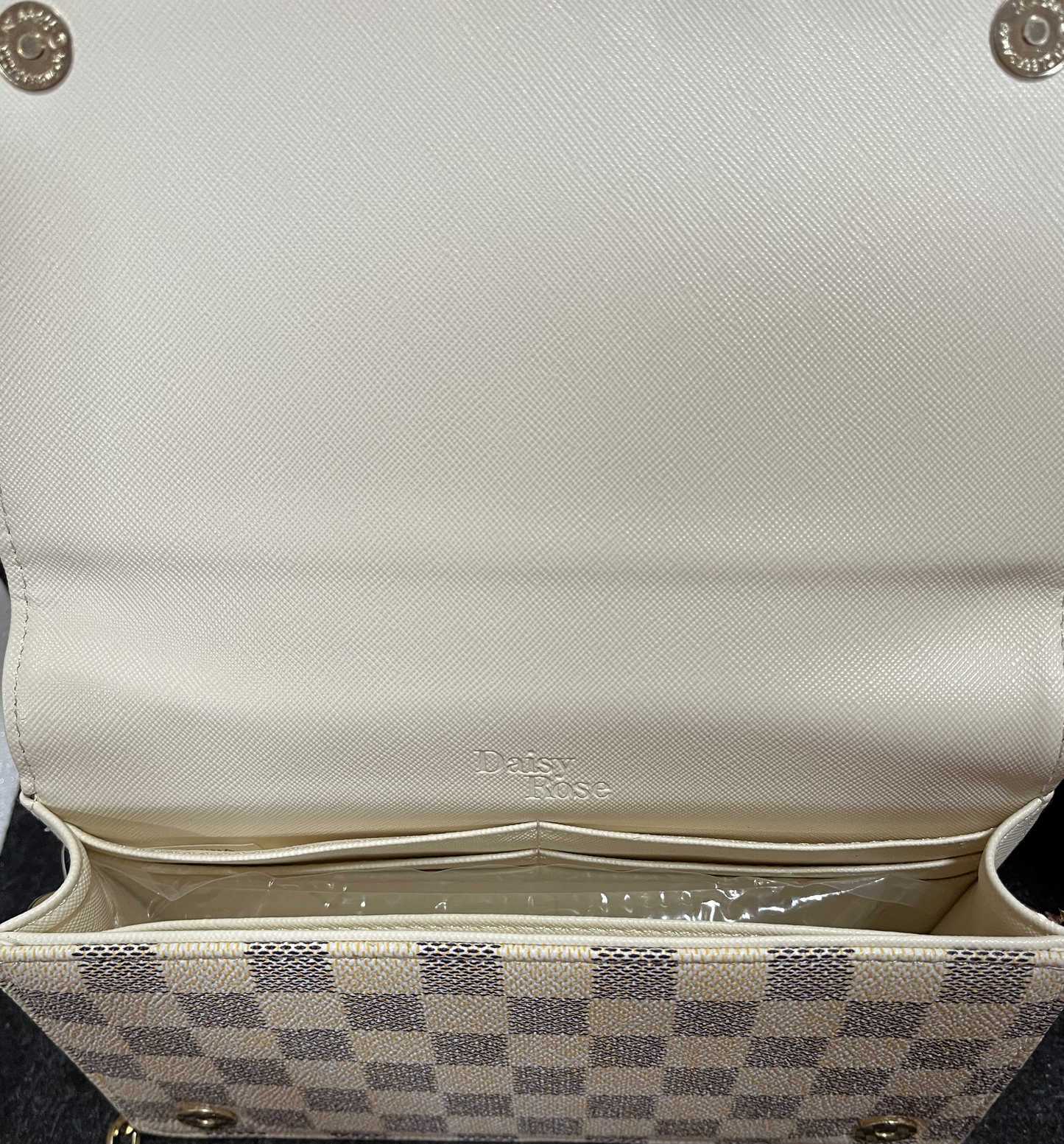 CROSS BODY BAG WITH CREDIT CARD SLOTS | RFID BLOCKING PROTECTION    COLOR:Cream