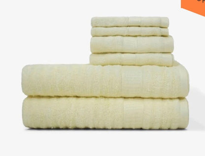 holiday gift Bath Towels - Cotton Hotel spa Bathroom Towels - Set of 6