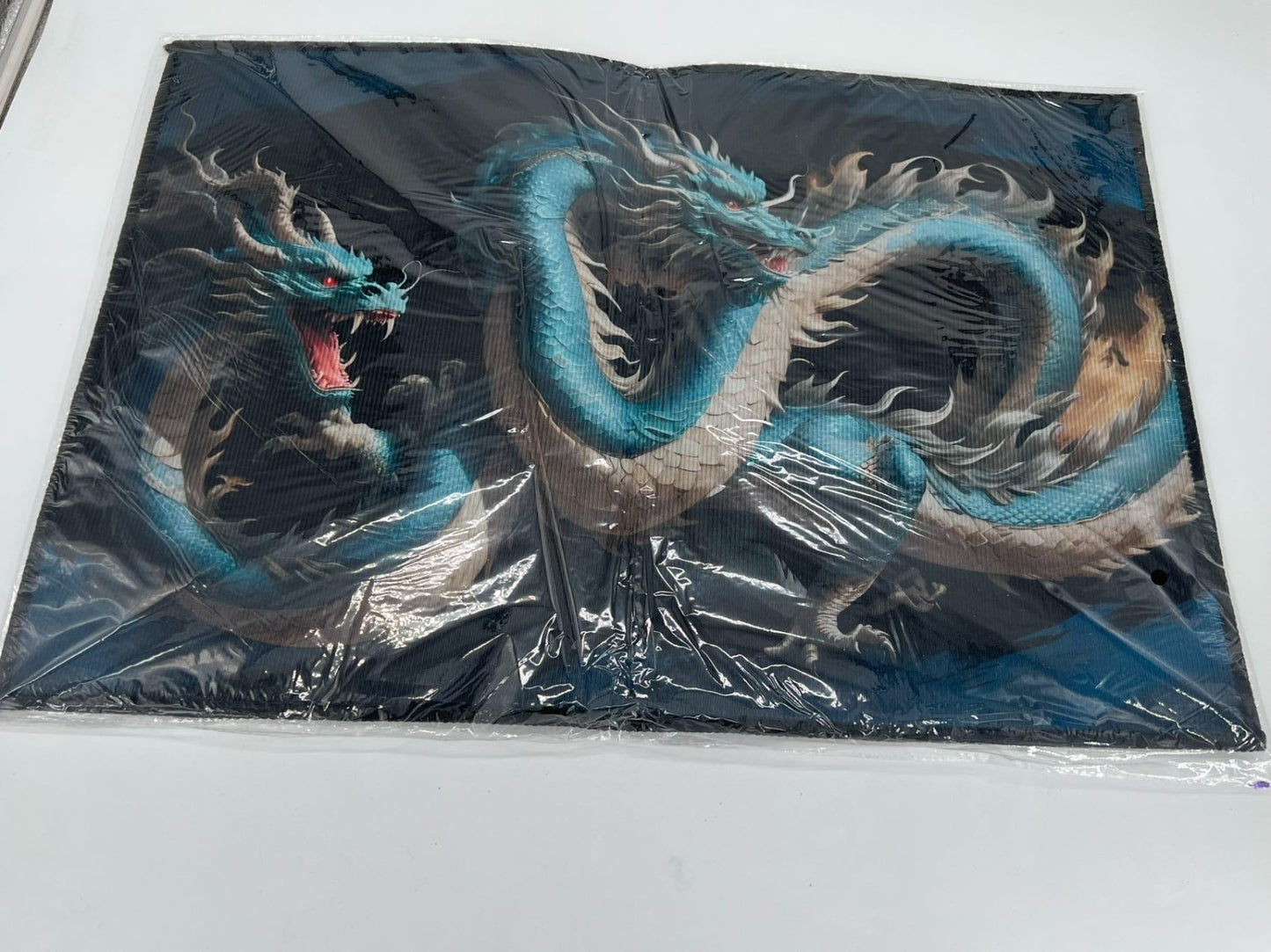 Dragon themed rug.