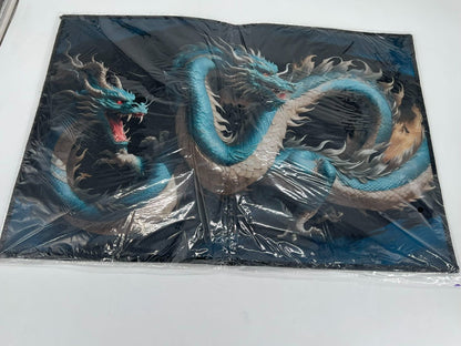 Dragon themed rug.