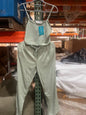 Women's Cami Top & Pants, Pajamas with Pockets, Spaghetti Straps  green Size M