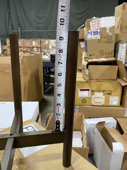 Plant Stand Indoor Bamboo 10 Inches Dark Brown Planter Plants