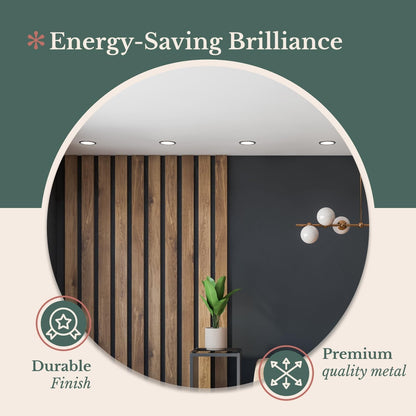 5.5” LED Flush Mount Disk Light – Brushed Nickel, 3000K Warm White
