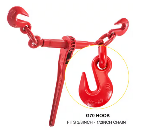 3 /8 in.-1/2 in. Cable Ratchet Binders-9215LBS. Secure Working Load with G70