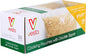 Double Zipper Clear Food Storage Bags, No Vacuum Needed, 8” x 12”, 25-Pack