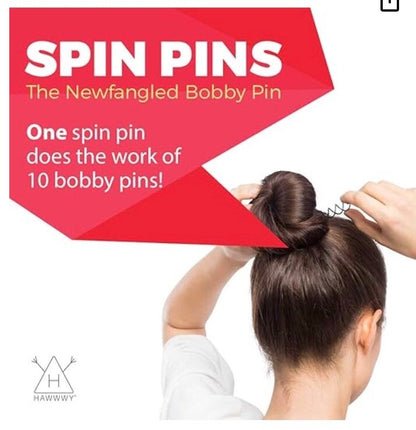 110 Ultimate Bobby Pins (2 inches), Premium Set - Includes 10 Spin Pins Plus ...