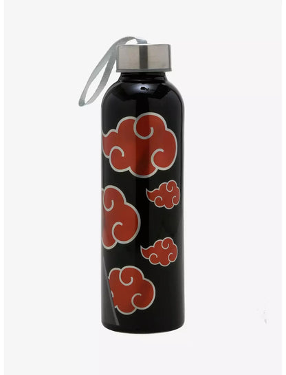 NARUTO SHIPPUDEN ITACHI AKATSUKI GLASS WATER BOTTLE