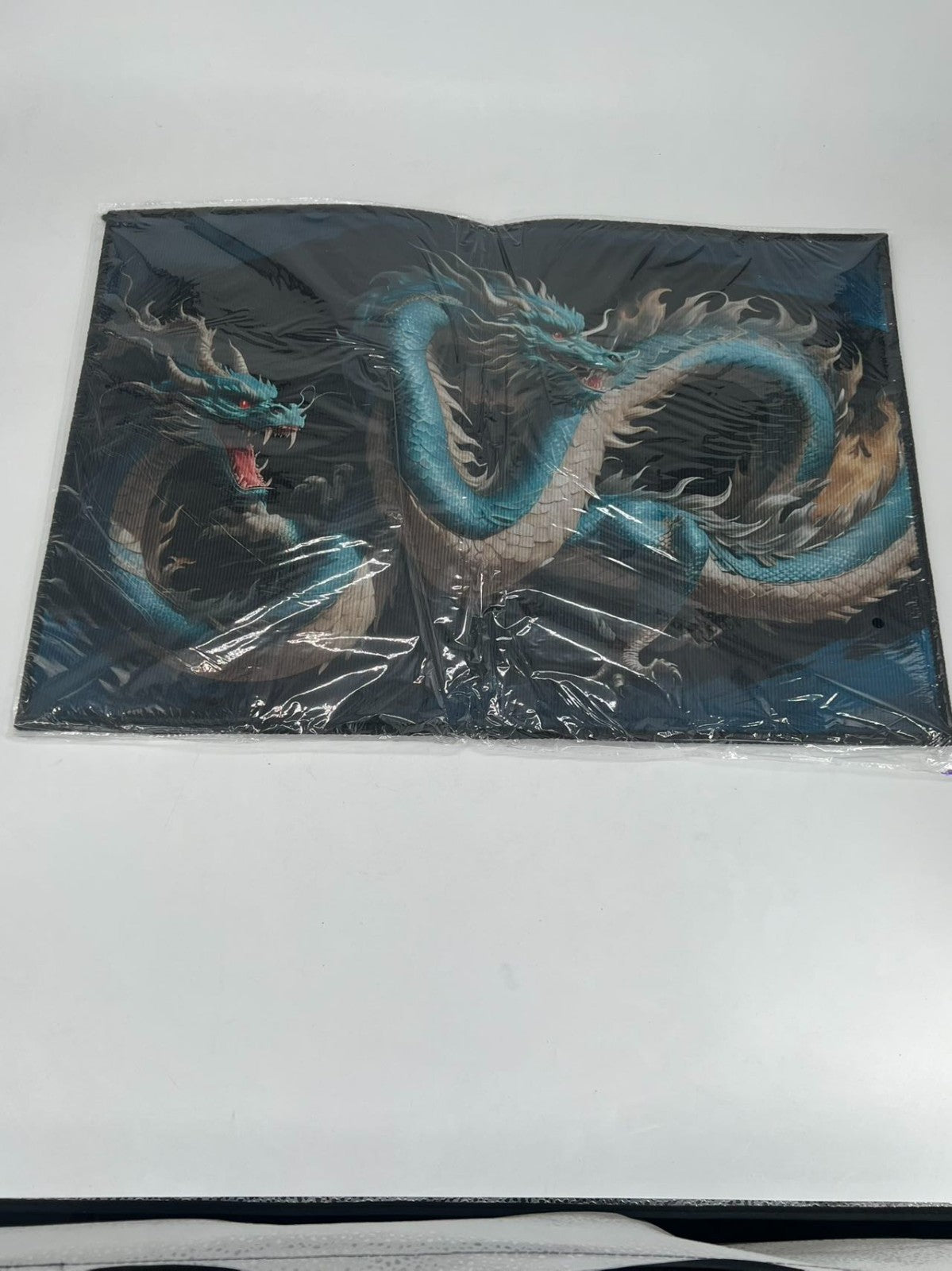 Dragon themed rug.