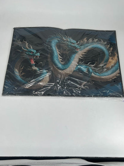 Dragon themed rug.