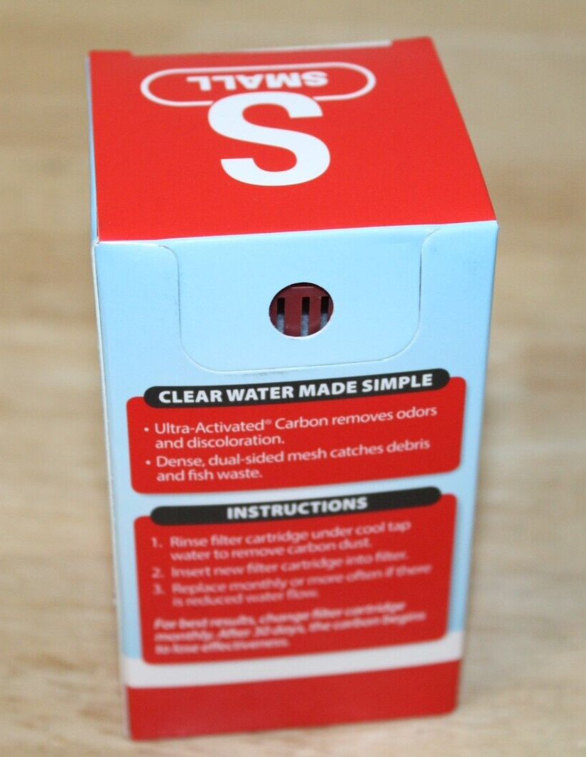 Tetra Whisper Filter Cartridges, Size Small, 6 Pack, Ready to Use, 19550