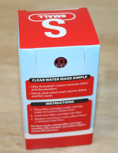 Tetra Whisper Filter Cartridges, Size Small, 6 Pack, Ready to Use, 19550