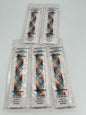 5- Pack M  Color Burst Rainbow Loop Watch Bands 0.8 x 6.2 Inch  Fits 38mm/40mm/