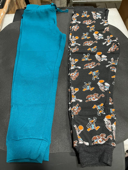 2-Pack Jogger Pants Size 5 Boys – Blue & Black