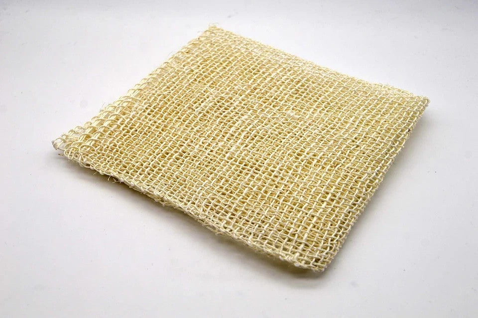 Exfoliating Cloth – Reusable Natural Body Scrubber – Off-white/Tan
