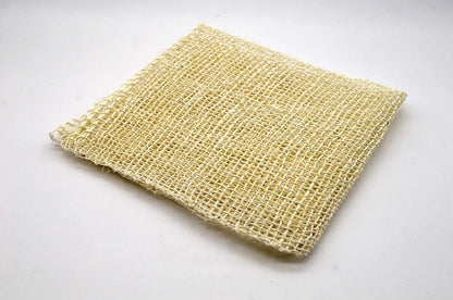 Exfoliating Cloth – Reusable Natural Body Scrubber – Off-white/Tan