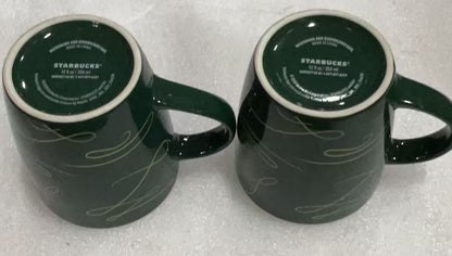 2pcs Starbucks 2020 Christmas Mug