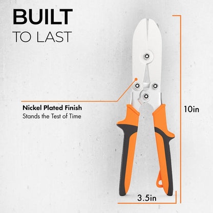 5-Blade Sheet Metal Crimper – Crimp 24 Gauge Steel and 28 Gauge Stainless Steel