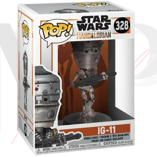Star Wars Funko POP 328 IG-11 The Mandalorian Vinyl Bobble-Head Figure PROTECTOR