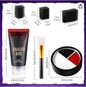Halloween Killer Clown Makeup Kit - White Black Red Face Body Paint 0.59oz, E...