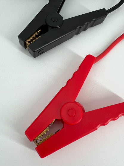 16A300V Car Battery Power Cord Car Plug to 2 Clips Car Charging Extension Cable