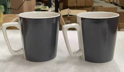 2pcs Starbucks  Coffee Mug Tea Cup with a Gold Tone Snowflake  ，Color:Black