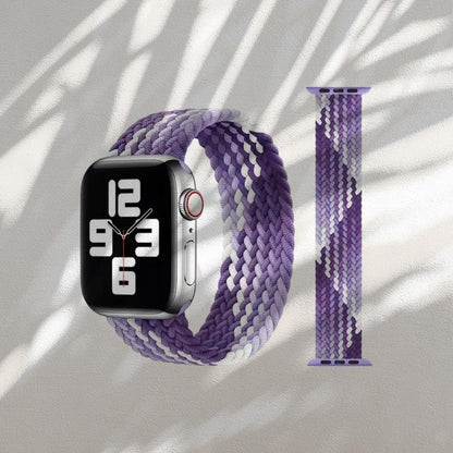 10-Pack XS  purple  Solid Loop Watch Bands 0.8 x 5.6Inch , Fits 42mm/44mm/45mm