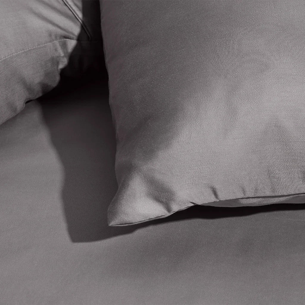 2 Pillowcases Color: Stone  Standard Size：20”x 27“