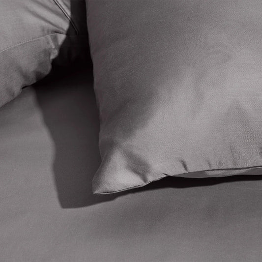 2 Pillowcases Color: Stone  Standard Size：20”x 27“