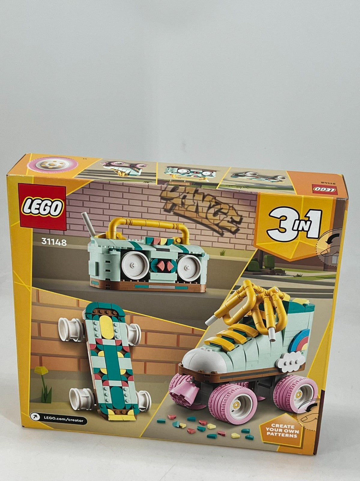 lego 3 in 1 creator sets new Retro Roller Skate