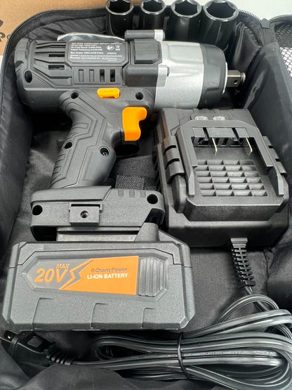 20V 2.5Ah Battery Cordless Impact Wrench w/ Battery