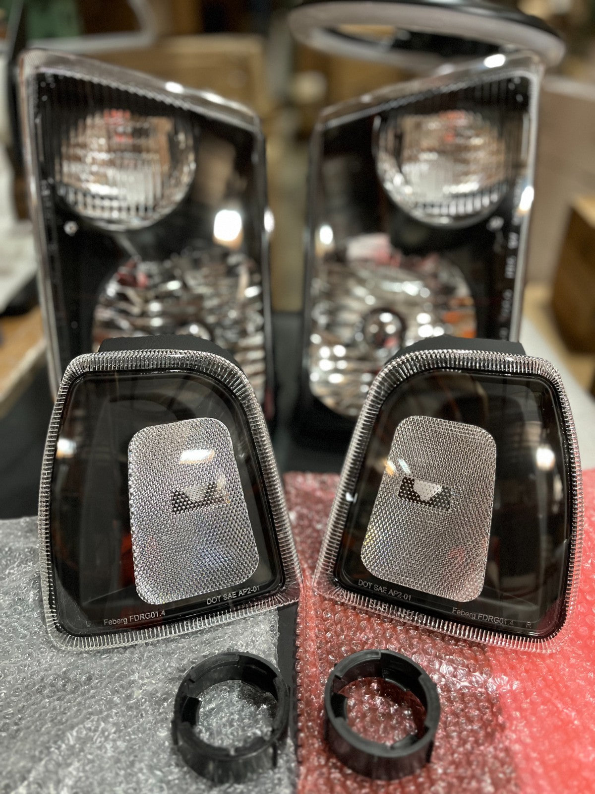 Feberg 12V HB5 H13 V15 LED Headlight, High Brightness Hi/Lo Beam, Universal Fit