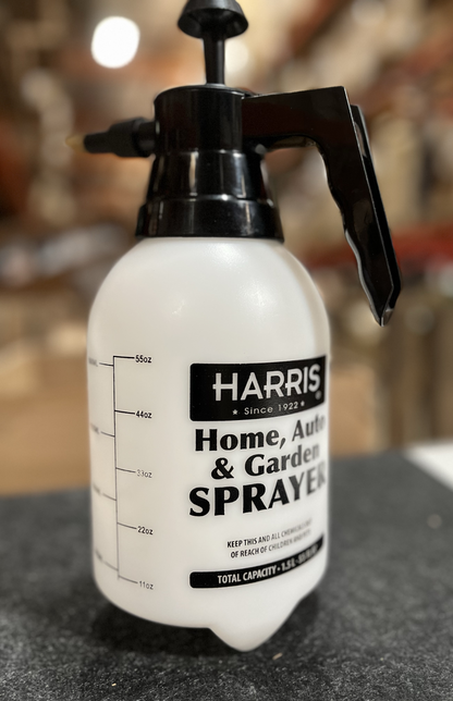 Harris 55 oz Handheld Pump Lawn & Garden Sprayer with adjustable fine mist or je