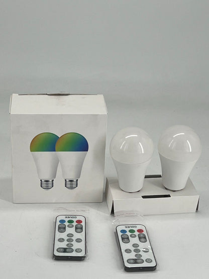 H6014  2-Pack RGBW Color Changing Led Light Bulbs, 10W Led Bulb.
