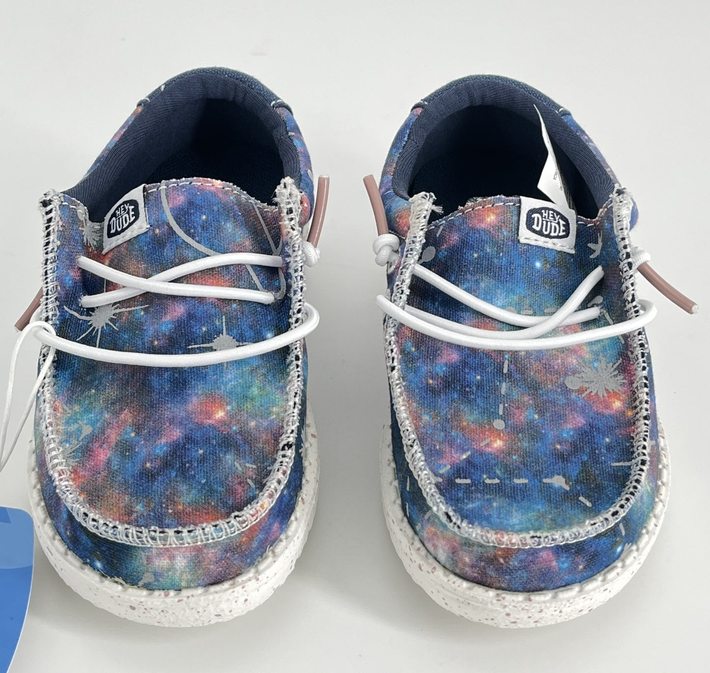 Youth Galaxy Blue Slip-On Boys Shoes Size : W3 / L7